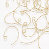 Brass Earring Hooks KK-S348-032-2