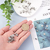 100Pcs 304 Stainless Steel Stud Earrings Findings STAS-TAG0001-16-5