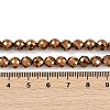 Electroplated Synthetic Non-magnetic Hematite Beads Strands G-H072-B01-01C-4