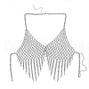 Alloy Full Crystal Rhinestone Mesh Chest Tassel Body Chains for Women FS-WGC0CE6-01-3