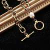 Stainless Steel Cable Chains Link Bracelets BJEW-F485-02G-3
