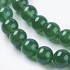 Natural Green Onyx Agate Beads Strands G-G583-10mm-11-3