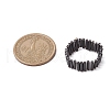 Glass Bugle Finger Rings for Women RJEW-JR00905-3
