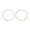 2Pcs 2 Styles Glass Beads Stretch Bracelets Set BJEW-JB11719-2