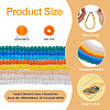 8 Strand 8 Colors Electroplate Glass Beads Strands EGLA-TA0001-49B-3