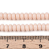 Opaque Spray Painted Glass Beads GLAA-ZX008-4mm-18H-4