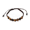 Stone Braided Bead Bracelets Set for Men Women BJEW-JB06739-6