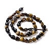 Natural Tiger Eye Beads Strands G-A208-06-3