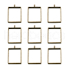 Alloy Open Back Bezel Big Pendants PALLOY-TA0021-02AB-1