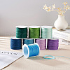 8 Rolls 8 Styles Nylon Threads NWIR-YS0001-03-5