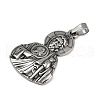 304 Stainless Steel Pendants STAS-C131-02C-AS-2