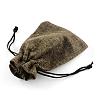 Burlap Packing Pouches Drawstring Bags ABAG-Q050-10x14-05-3