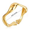 925 Sterling Silver Wave Open Cuff Ring for Women JR862B-3