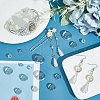   150Pcs 7 Sizes Transparent Glass Cabochons GLAA-PH0002-34-10