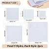   15 Sheets 5 Style 11CT Cross Stitch Fabric Sheets DIY-PH0020-89-2