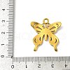 Tibetan Style Alloy Butterfly Pendants TIBEP-3945-AG-NR-3