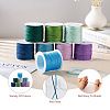 8 Rolls 8 Styles Nylon Threads NWIR-YS0001-03-4