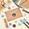 Wax Seal Stamp Set AJEW-WH0517-046-4
