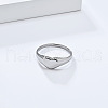 Heart 304 Stainless Steel Finger Rings for Women FS-WGDCCF4-03-1