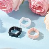 Glass Bugle Finger Rings for Women RJEW-JR00905-1