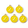 Golden Plated Alloy Enamel Charms ENAM-S118-09Z-1