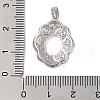 925 Sterling Silver Micro Pave Cubic Zirconia Pendant Settings STER-H113-05P-02-3
