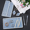 DIY Doorplate Silicone Mold Kits DIY-TA0008-32-14