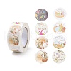 8 Patterns Easter Theme Self Adhesive Paper Sticker Rolls DIY-C060-03Q-1