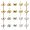 20Pcs 10 Styles Rack Plating Alloy Cat Eye Pendants FIND-TA0002-39-2