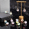   44Pcs 11 Styles Transparent Glass Globe Pendants FIND-PH0010-23-5