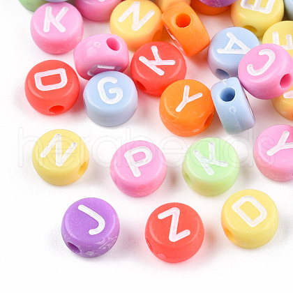 Opaque Acrylic Beads MACR-T027-02-1