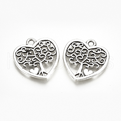 Tibetan Style Alloy Pendants TIBE-T007-41AS-LF-1