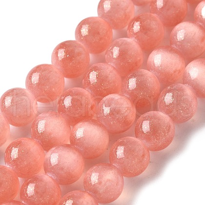 Natural Selenite Beads Strands G-C142-01C-12-1