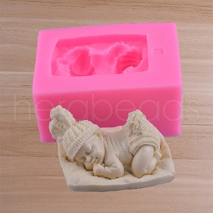 DIY 3D Baby Food Grade Silicone Molds DIY-C015-01B-1