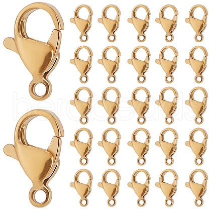 SOFPLATE 304 Stainless Steel Lobster Claw Clasps STAS-SP0001-73D-1