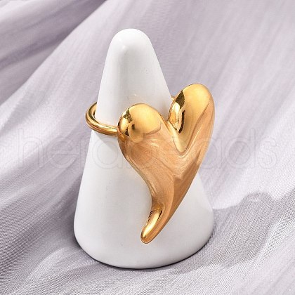 304 Stainless Steel Cuff Rings RJEW-D317-01B-G-1