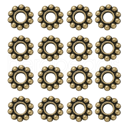 Tibetan Style Alloy Spacer Beads PALLOY-TA0001-08AB-1