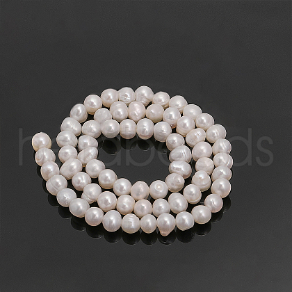 CHGCRAFT 1 Strand Natural Cultured Freshwater Pearl Beads Strands PEAR-CA0001-15B-1