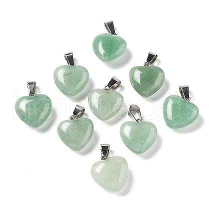 Natural Green Aventurine Pendants G-I311-A06-1