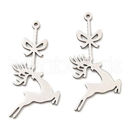 Non-Tarnish 201 Stainless Steel Pendants STAS-M318-21P-1