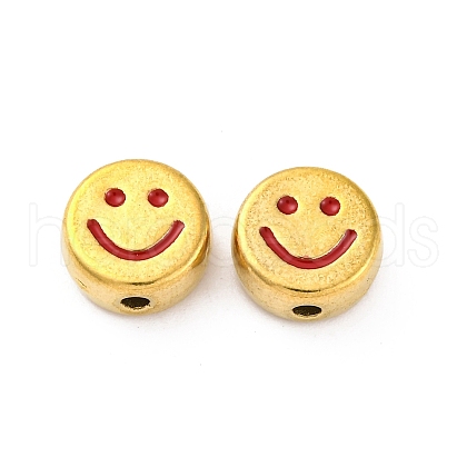 304 Stainless Steel Enamel Beads STAS-B085-08G-05-1