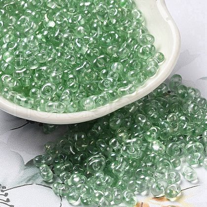 Baking Glass Seed Beads SEED-K009-07A-04-1