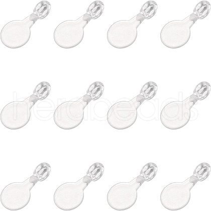 Transparent AS Plastic Pendant Blanks FIND-CA0001-16-1
