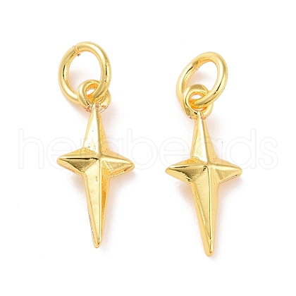 Brass Charms KK-G418-27G-1