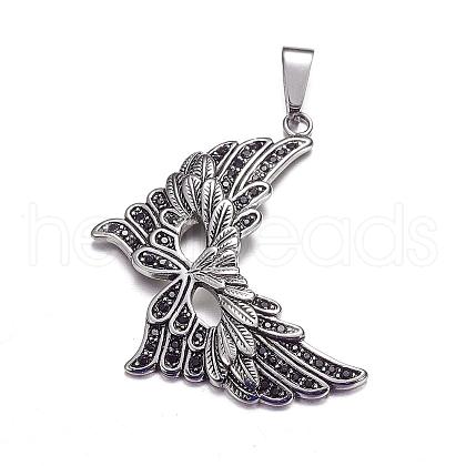 316 Surgical Stainless Steel Big Pendants STAS-P056-02AS-1