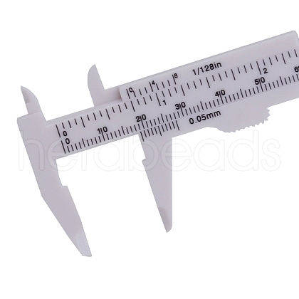 Plastic Sliding Gauge Vernier Caliper WOCR-PW0001-304G-A01-1