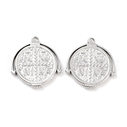 Non-Tarnish 304 Stainless Steel Pendants STAS-P364-10P-1