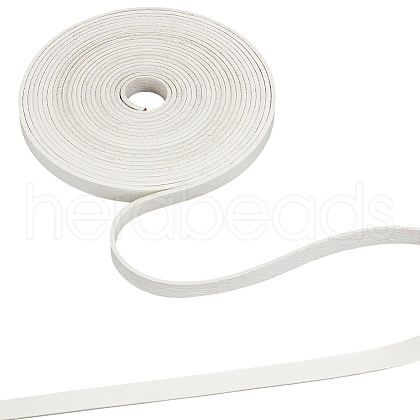 Flat Imitation Leather Cords LC-WH0008-06B-1