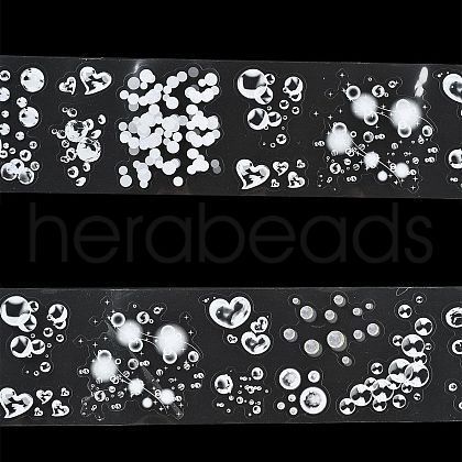 Spray Wave Waterproof PET Decorative Stickers DIY-Q052-02C-1