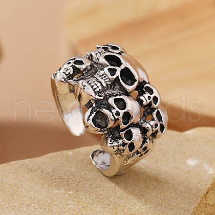 Ethnic Style Alloy Adjustable Cuff Rings FS-WG504EF-09-1